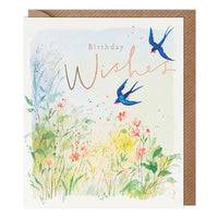 Swallows Birthday Card