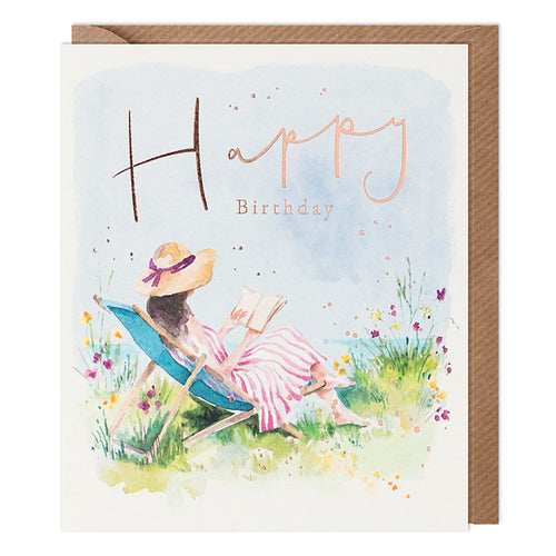 Deckchair Birthday Card