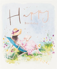Deckchair Birthday Card