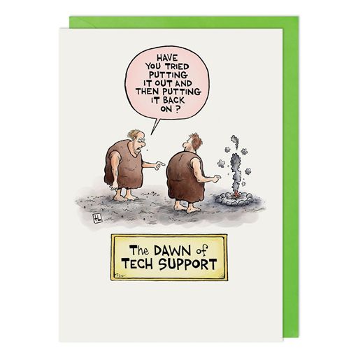 Tech Support Birthday Card