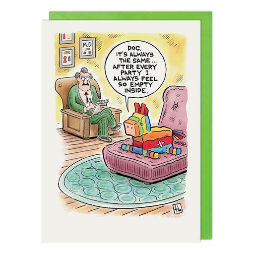 Empty Inside Birthday Card