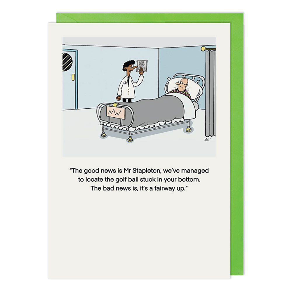 Golf Ball Birthday Card