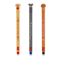 Cute Dog Erasable Gel Pens - Fur-Ever Friends Set of 3