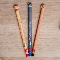 Cute Dog Erasable Gel Pens - Fur-Ever Friends Set of 3