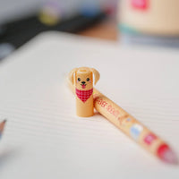 Cute Dog Erasable Gel Pens - Fur-Ever Friends Set of 3