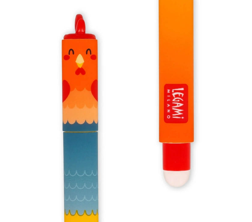 Set of 4 Legami Erasable Farm Pens