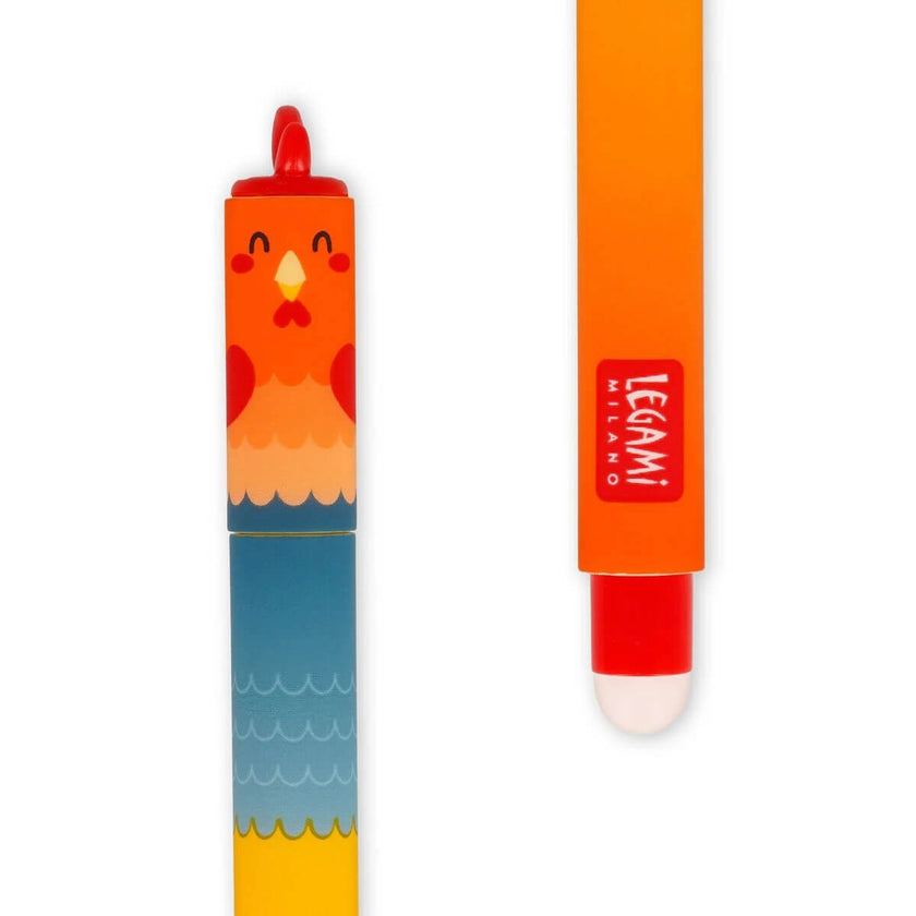 Set of 4 Legami Erasable Farm Pens