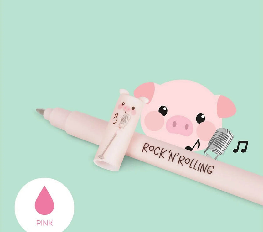 Set of 4 Legami Erasable Farm Pens