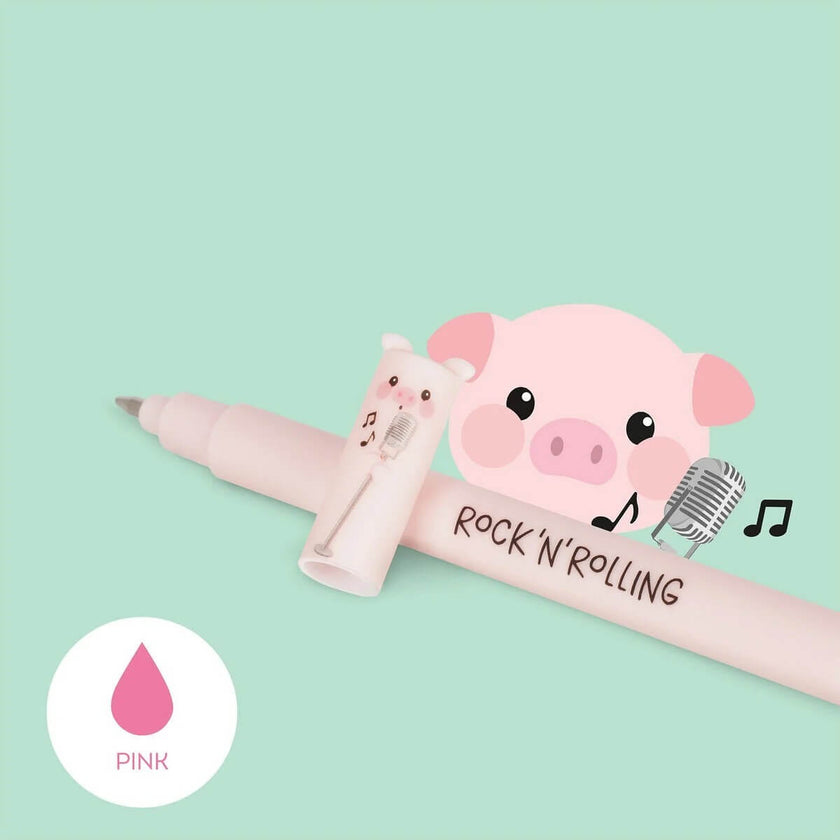 Set of 4 Legami Erasable Farm Pens