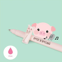 Set of 4 Legami Erasable Farm Pens