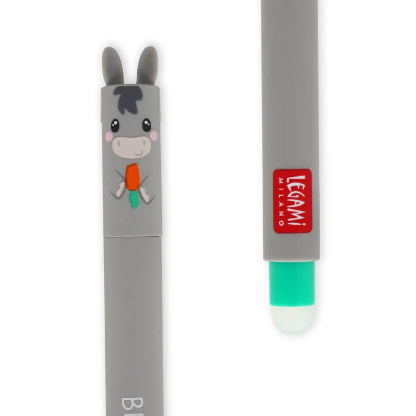 Set of 4 Legami Erasable Farm Pens