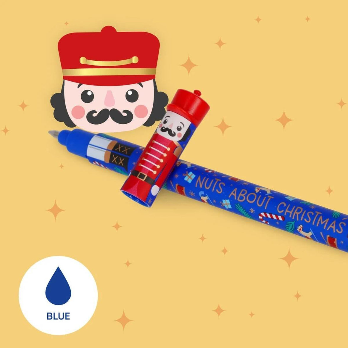 Set of 3 Erasable Christmas Nutcracker Pens