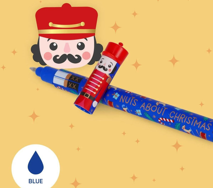 Set of 3 Erasable Christmas Nutcracker Pens