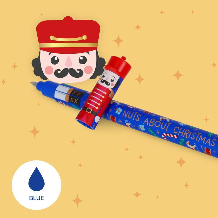 Set of 3 Erasable Christmas Nutcracker Pens
