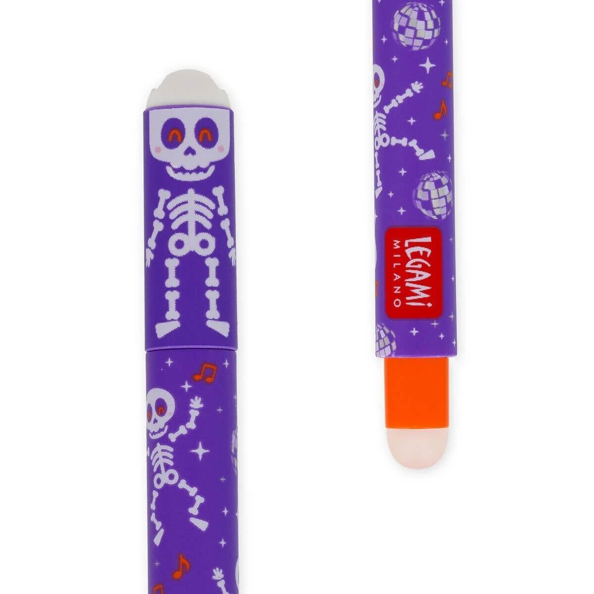 Set of 3 Erasable Halloween Pens - House of Cards
