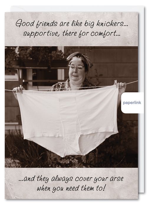 Big Knickers Birthday Card