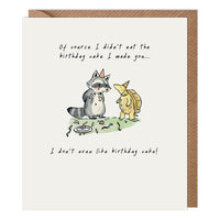 Birthday Cake Birthday Card