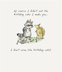 Birthday Cake Birthday Card