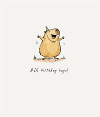 Big Hugs Birthday Card