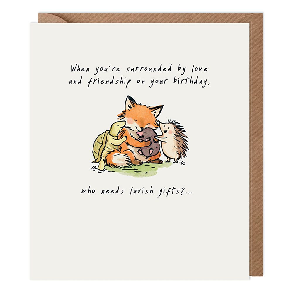 Lavish Gifts Birthday Card