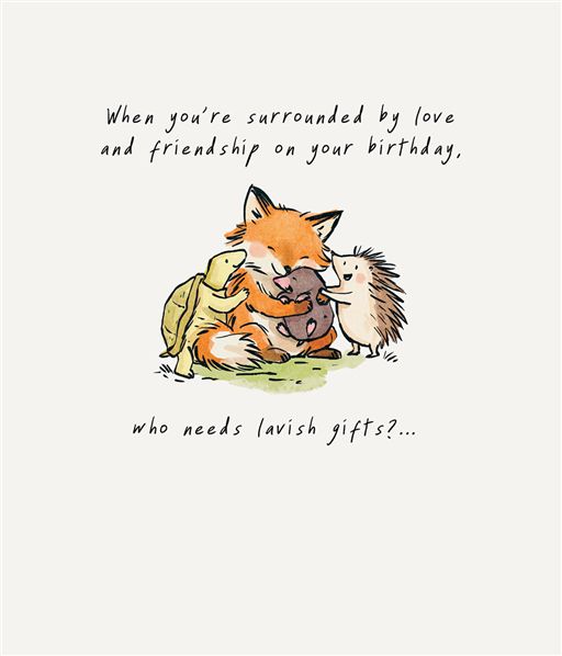 Lavish Gifts Birthday Card
