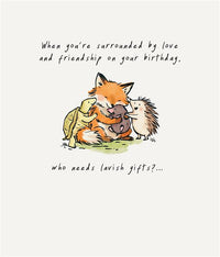Lavish Gifts Birthday Card