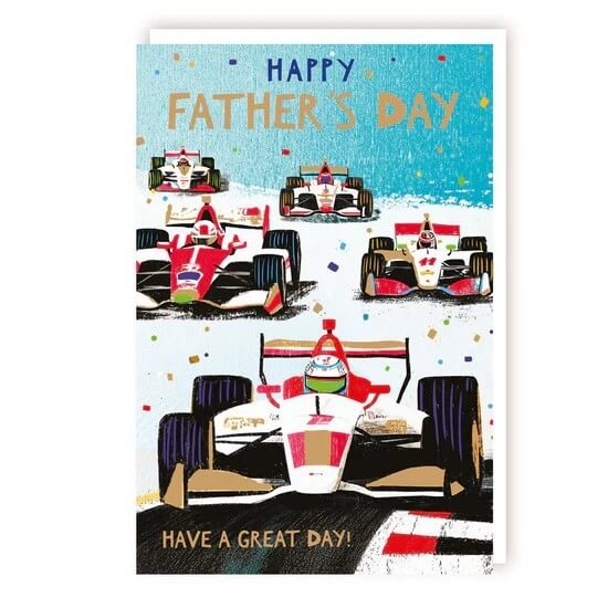 Formula 1 Father's Day Card