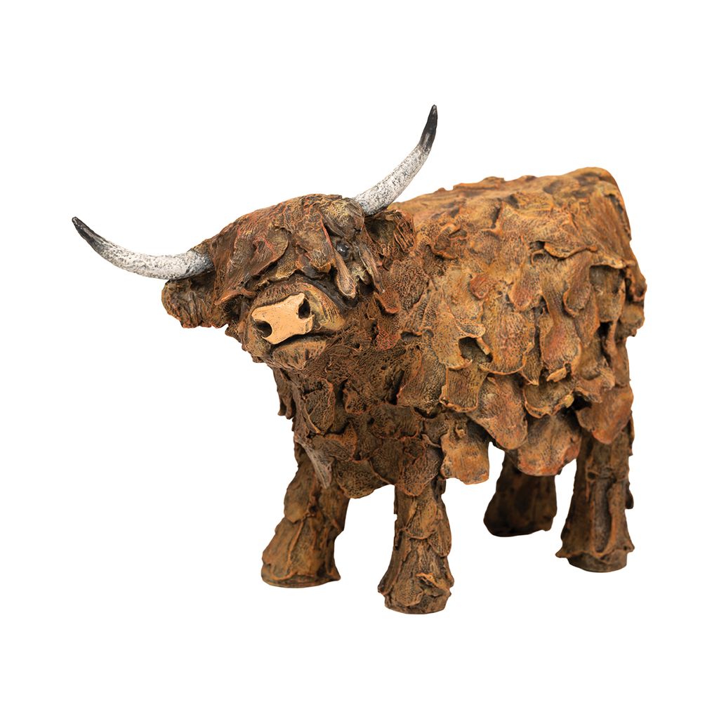 Gordon Highland Cow Figurine