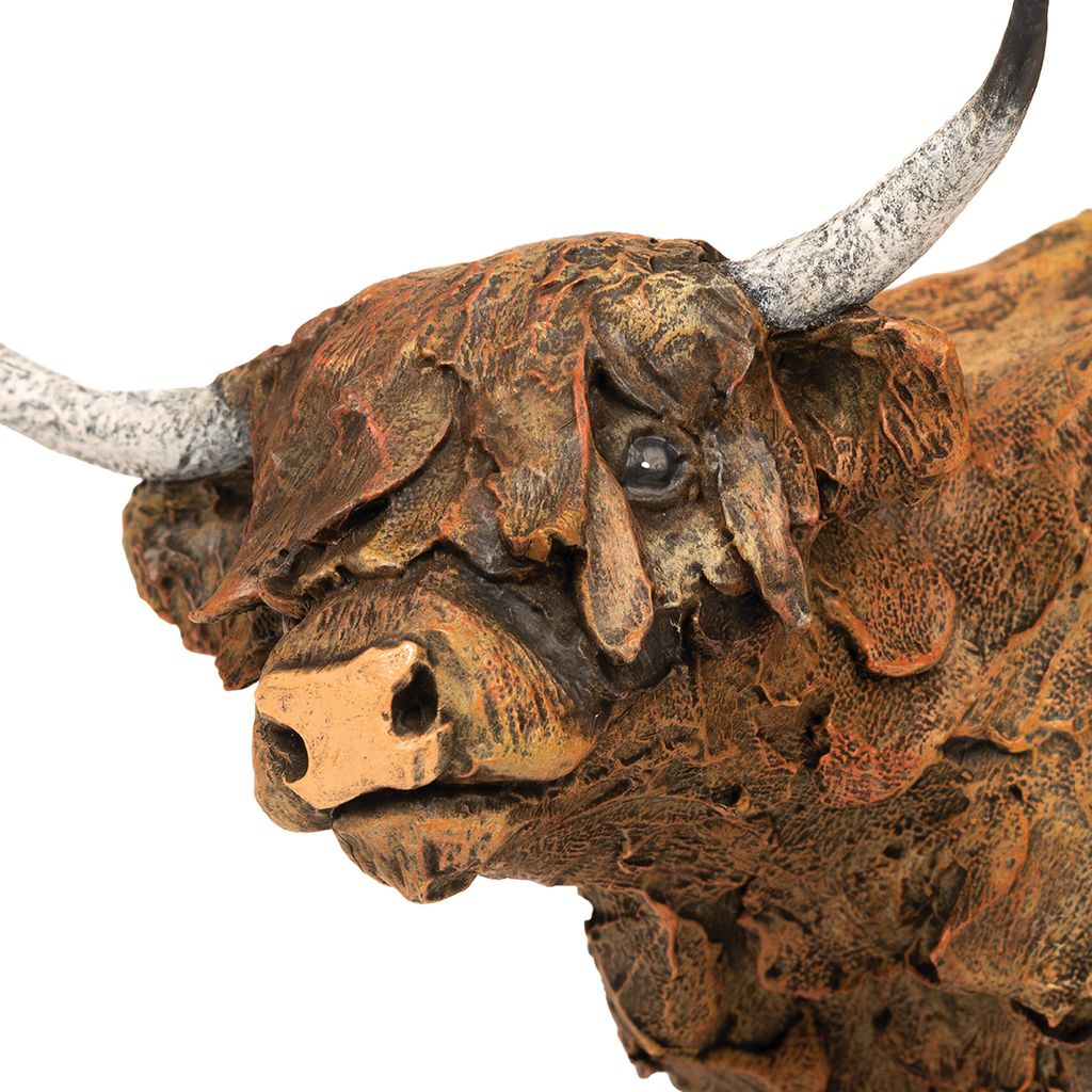 Gordon Highland Cow Figurine