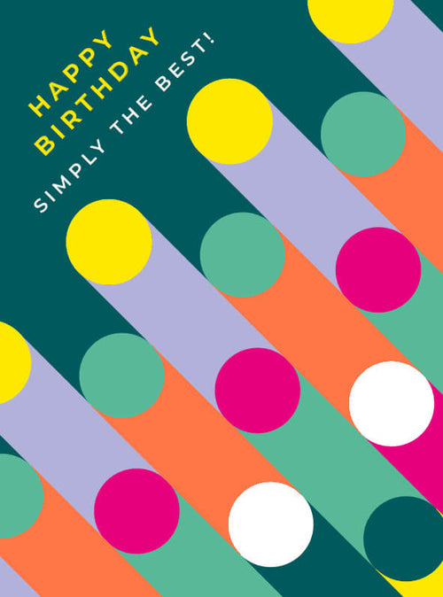 Simply the Best Birthday Card