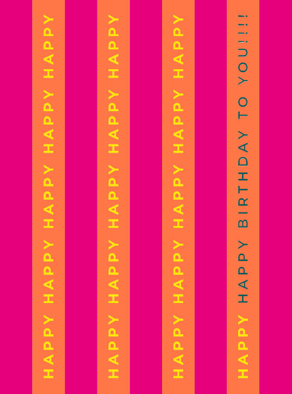 Happy Happy Happy Birthday