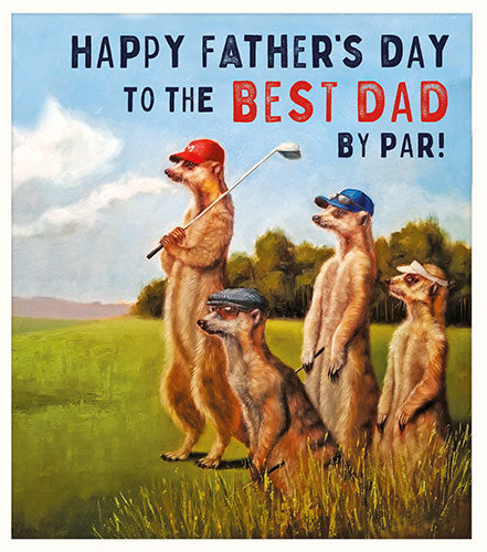 Meerkats Fathers Day Card