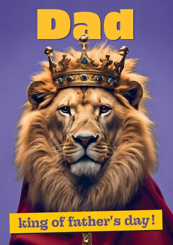 Ark Life Lion Fathers Day Card
