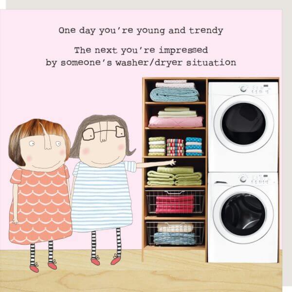 Washer Dryer Birthday Card