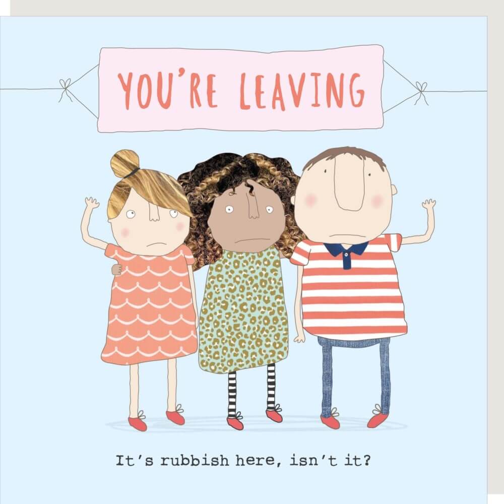 Rubbish Leaving Greeting Card