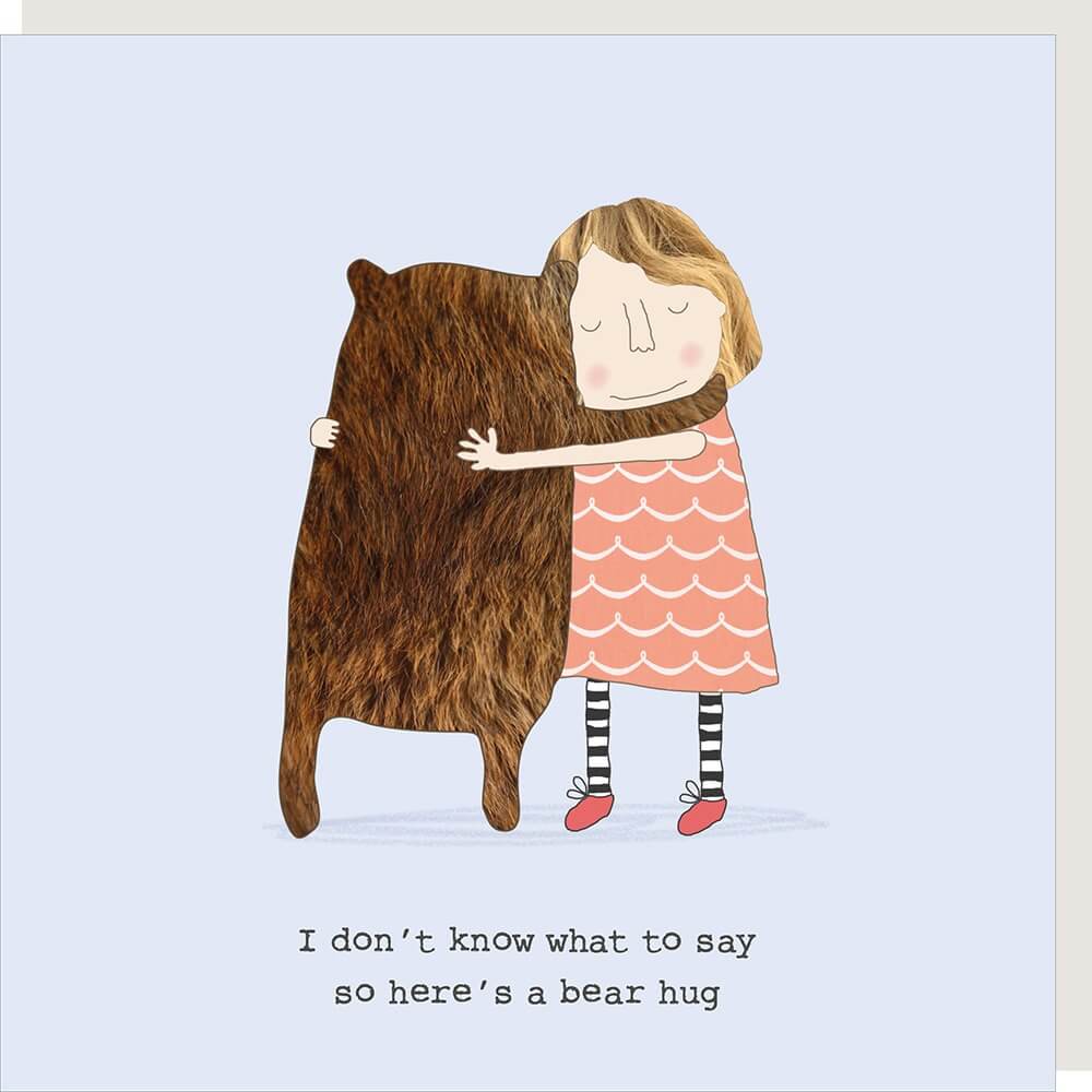 Thinking of You Bear Hug Greeting Card