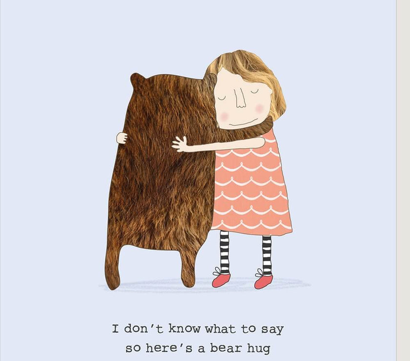 Thinking of You Bear Hug Greeting Card