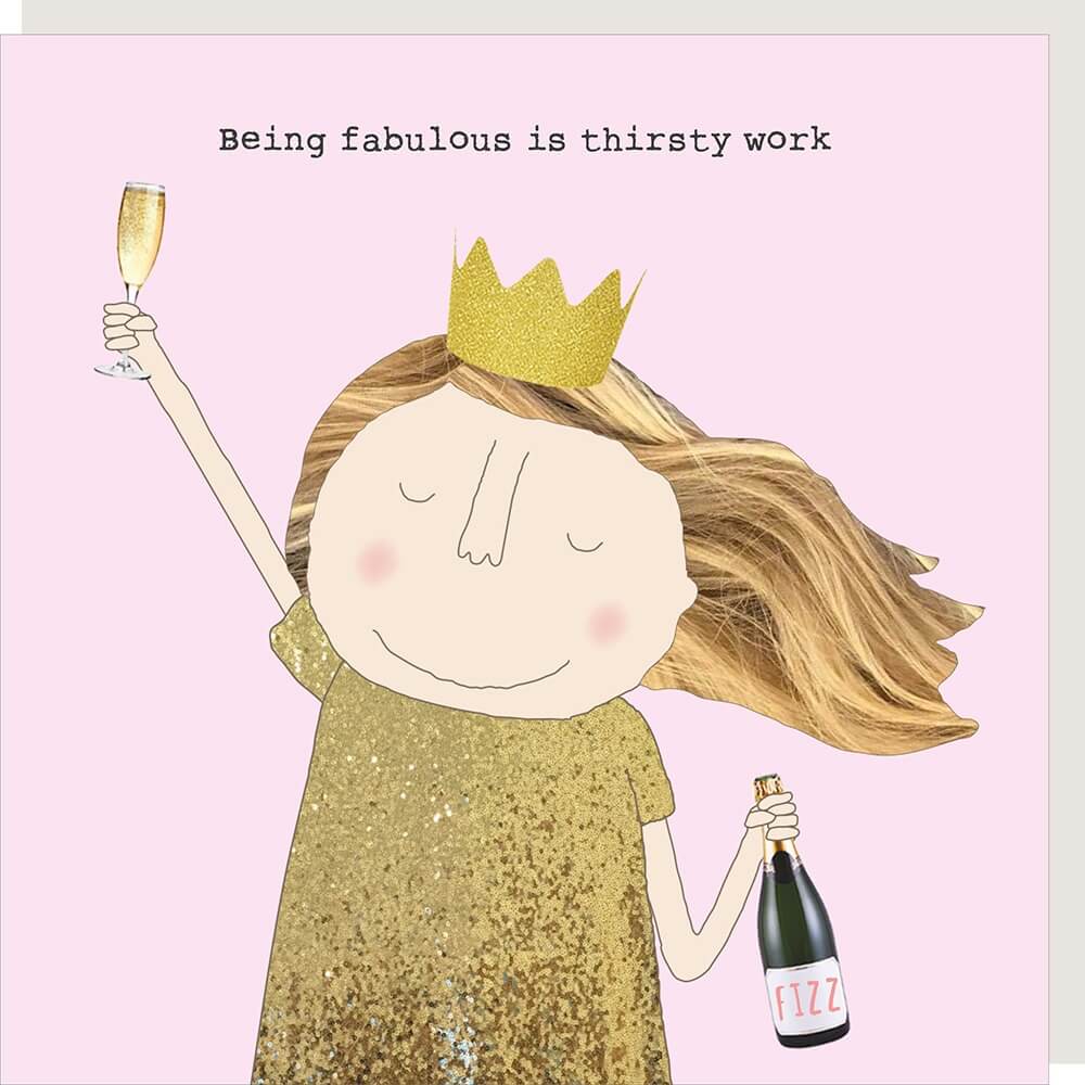 Thirsty Work Birthday Card