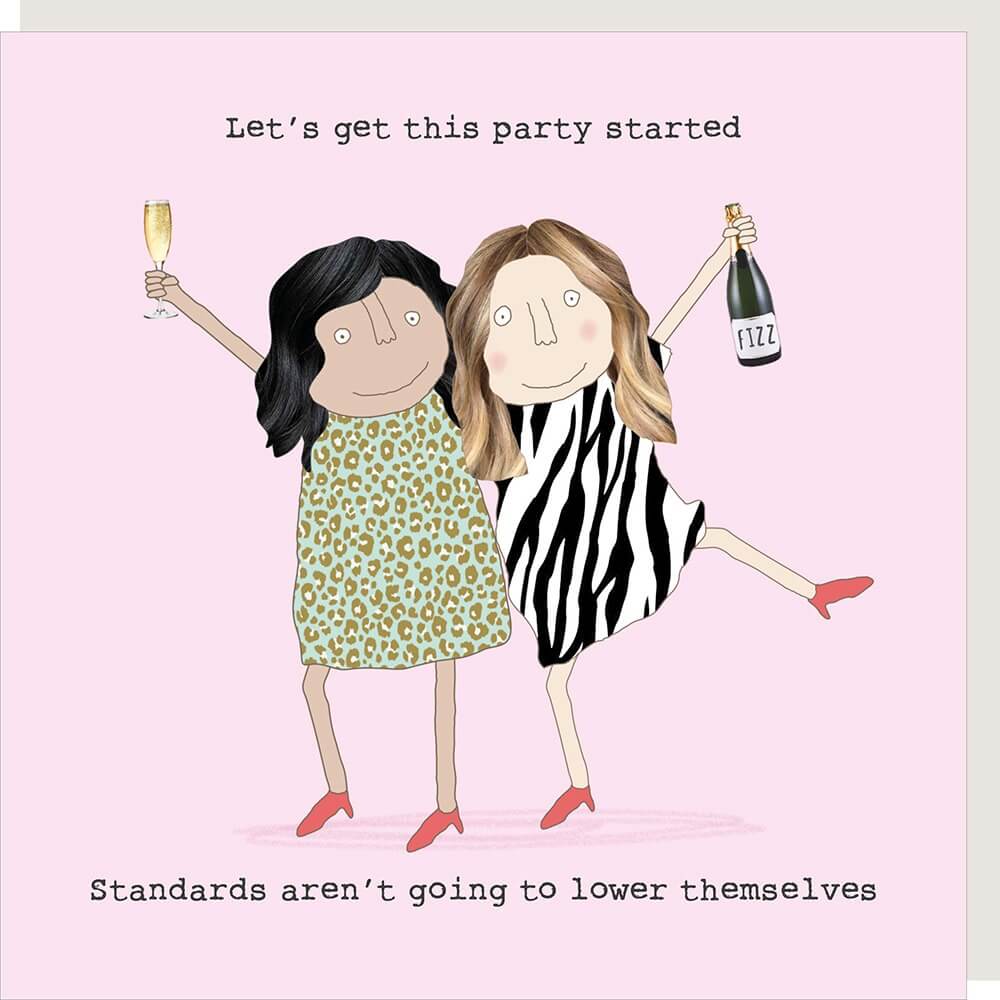 Lower Standards Birthday Card