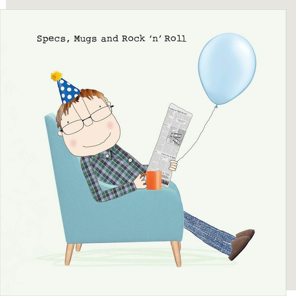 Rock n Roll Birthday Card