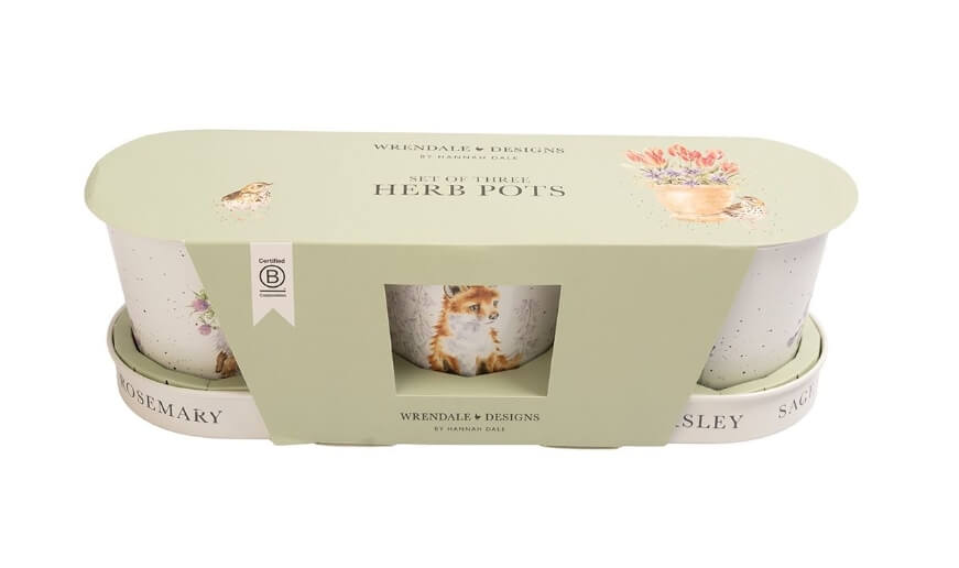 Woodlanders Herb Pots