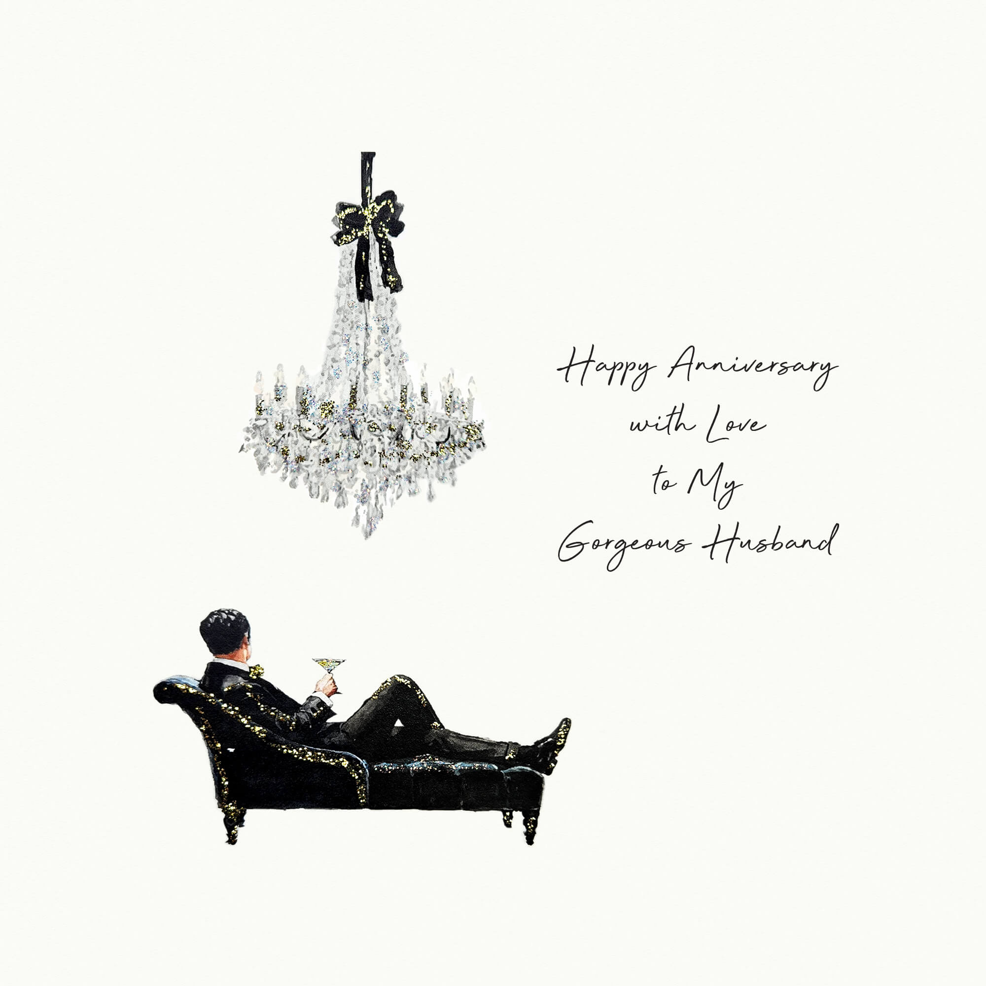 Gorgeous Husband Anniversary Card