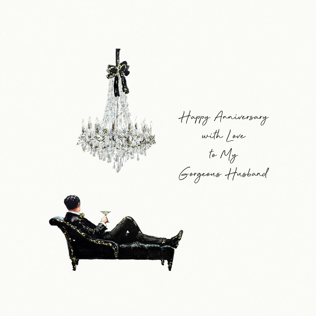 Gorgeous Husband Anniversary Card