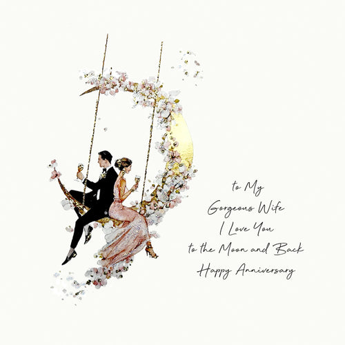 Gorgeous Wife Anniversary Card