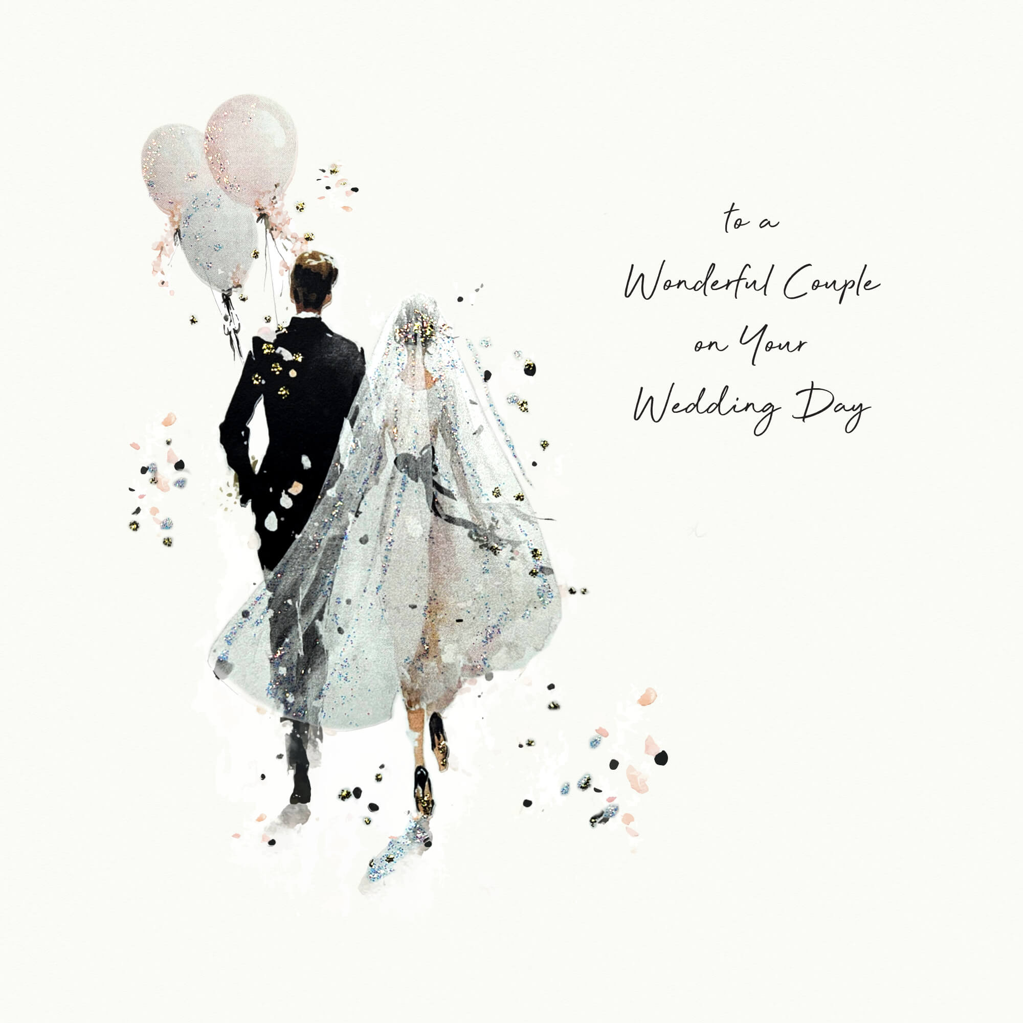 Wonderful Couple Wedding Card