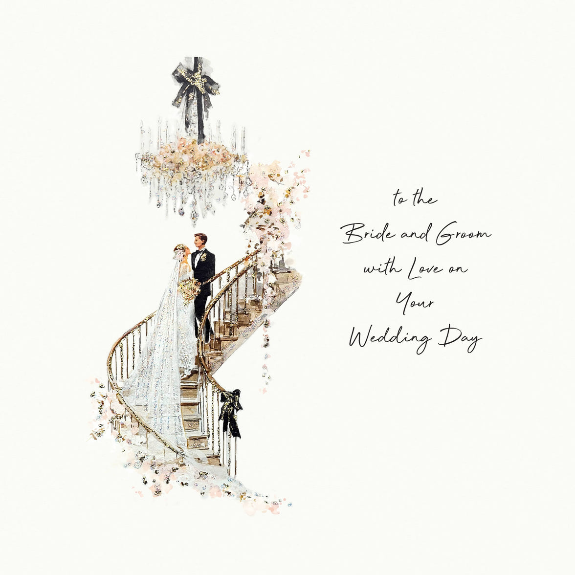 Bride and Groom Wedding Card