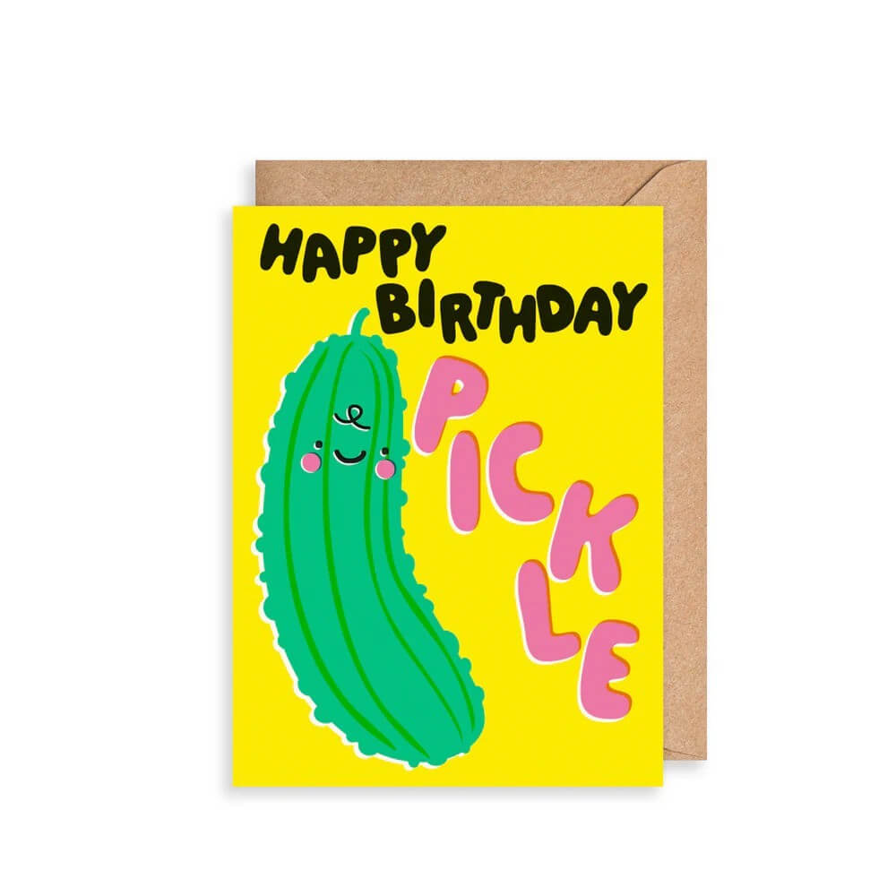 Pickle Birthday Card