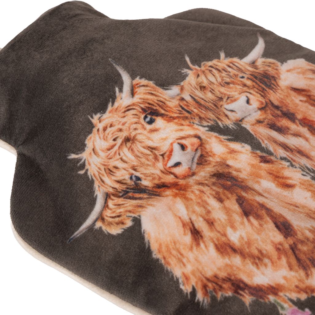 Highland Cow Hot Water Bottle