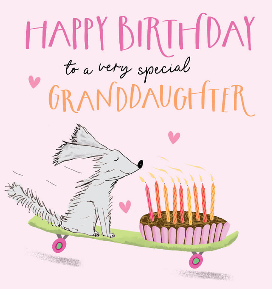 Special Granddaughter Birthday Card