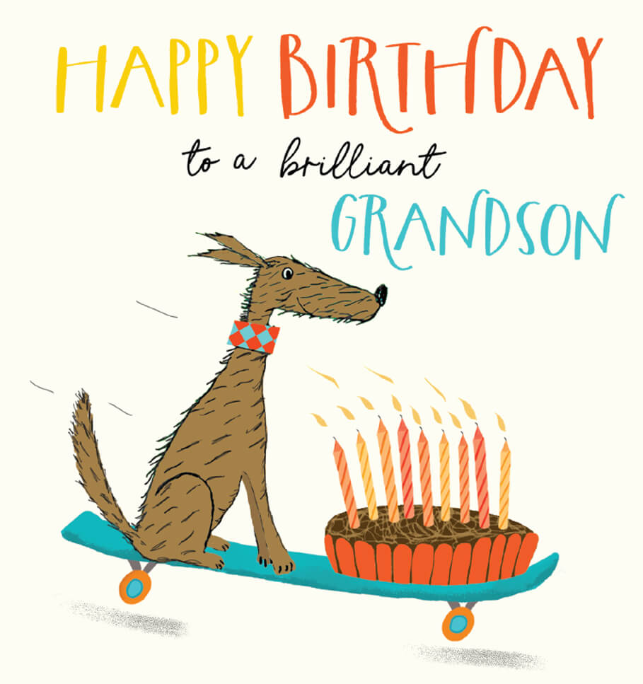 Brilliant Grandson Birthday Card